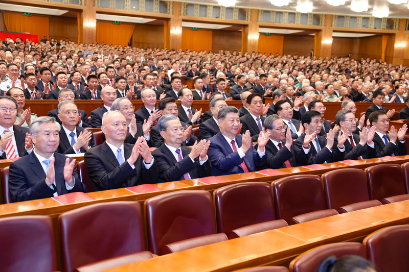 庆祝中华人民共和国成立75周年音乐表演在京举行习近平李强赵乐际王沪宁蔡奇丁薛祥李希韩正出席1.jpg